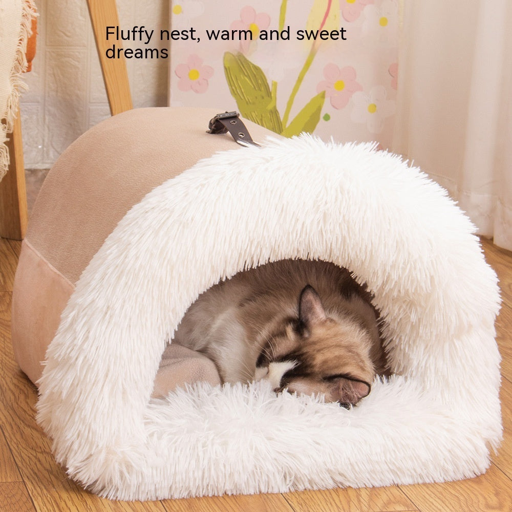 Cozy, Moisture-Proof Pet Nest: Keeps Your Dog or Cat Warm! - goodestpetstore