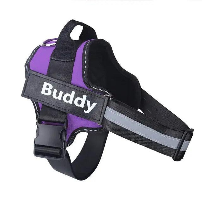 Personalised Reflective No-Pull Dog Harness