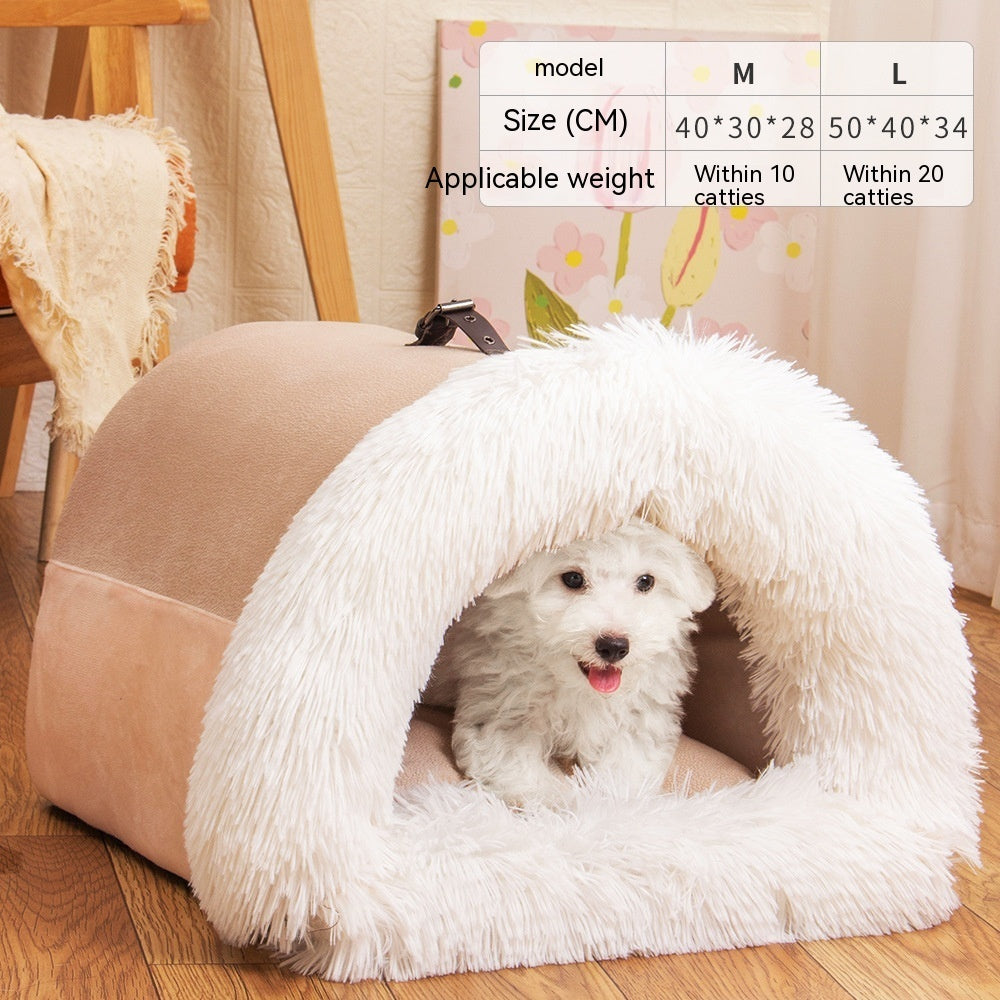 Cozy, Moisture-Proof Pet Nest: Keeps Your Dog or Cat Warm! - goodestpetstore