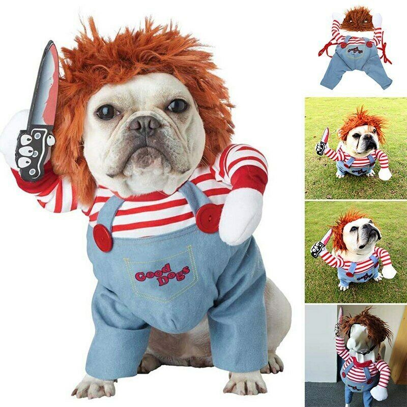 Scary-Cute Halloween Dog Costume: Adjustable, Fun, Perfect for Parties! - goodestpetstore