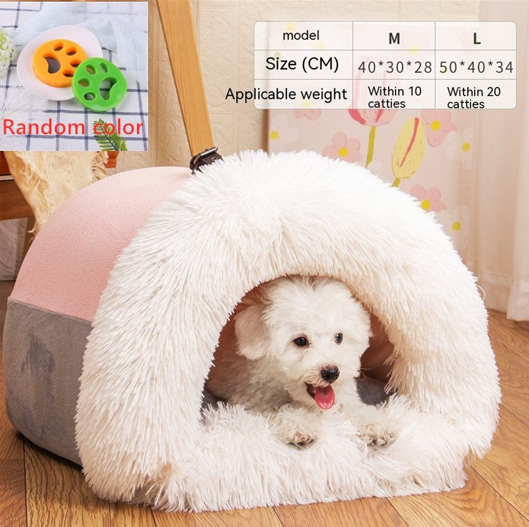 Cozy, Moisture-Proof Pet Nest: Keeps Your Dog or Cat Warm! - goodestpetstore