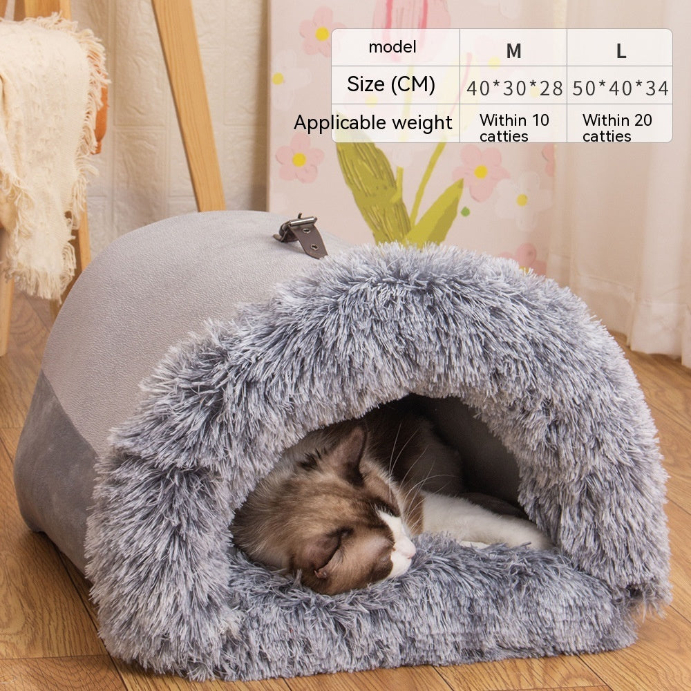 Cozy, Moisture-Proof Pet Nest: Keeps Your Dog or Cat Warm! - goodestpetstore